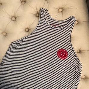 Pure Barre Striped Swing Tank